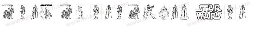 Card Characters Nar字体转换